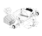 Craftsman 917370441 drive control/gear case/wheels diagram