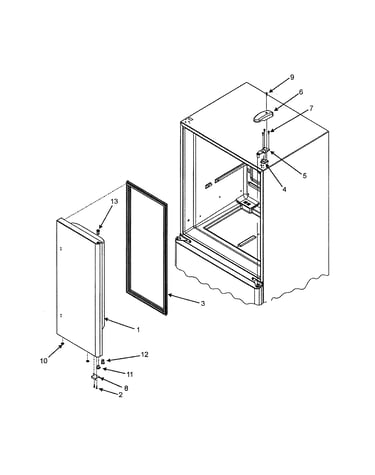 Right refrigerator door
