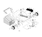 Craftsman 917370412 drive control/gear case/wheels diagram