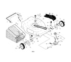 Craftsman 917370431 drive control/gear case/wheels diagram