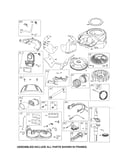 Blower housing/crankshaft