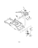Frame-engine/clutch assembly