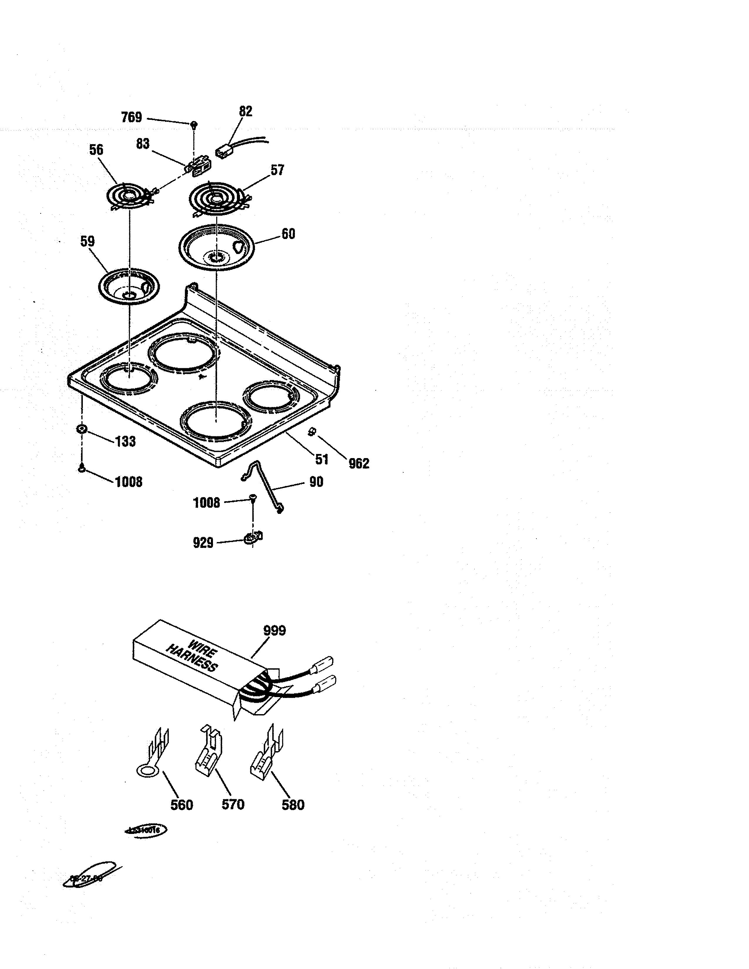 Maintop/wiring components
