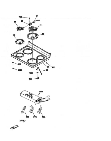 Maintop/wiring components