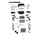 Char-Broil 463611012 gas grill diagram