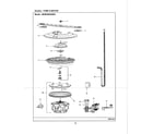 Maytag MDBH965AWQ pump & motor diagram