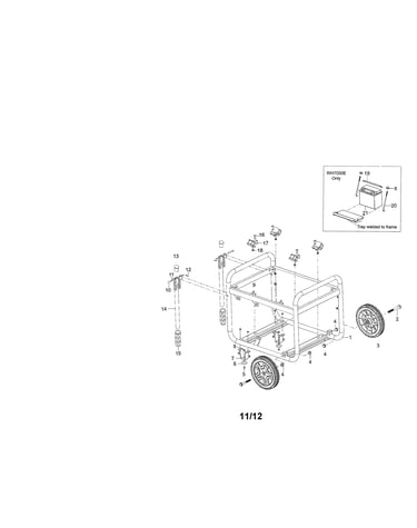 Frame/wheels