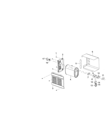 Muffler/back plate