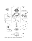 Blower housing/fuel tank