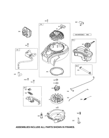 Blower housing/fuel tank