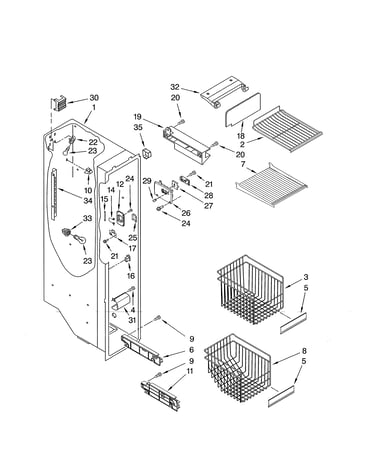 Freezer liner