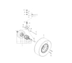 Husqvarna MZ5425S wheels diagram