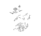 Honda GCV160LA0N5BR control/flywheel diagram