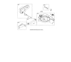 Briggs & Stratton 124T02-0161-B1 muffler & fuel tank diagram