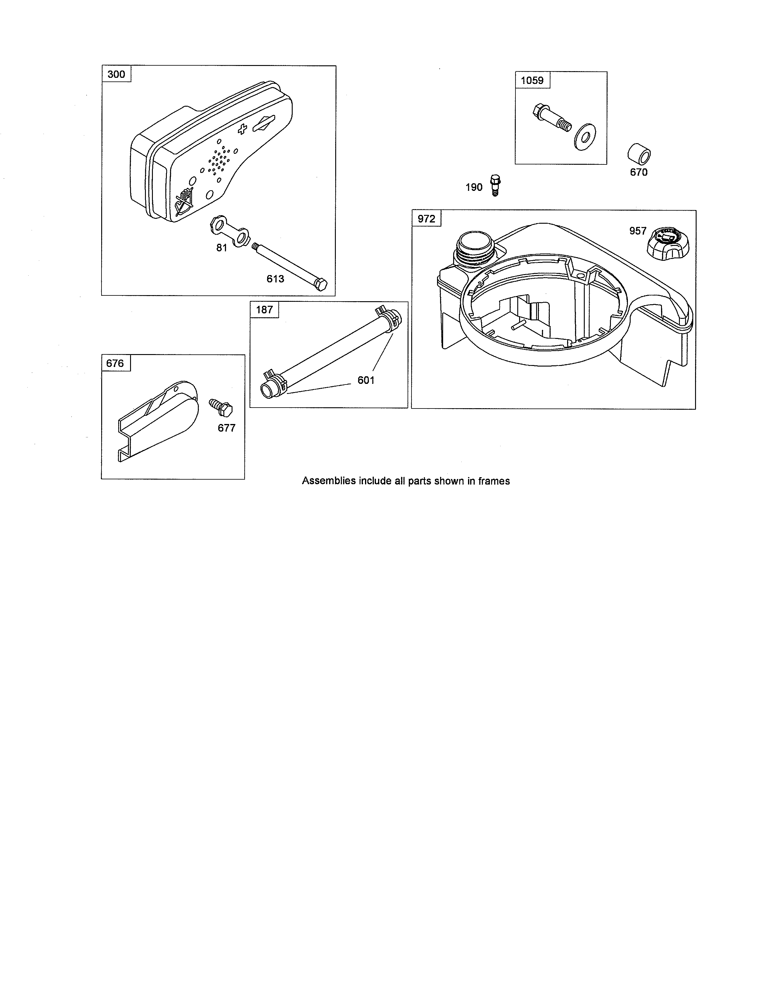 MUFFLER & FUEL TANK