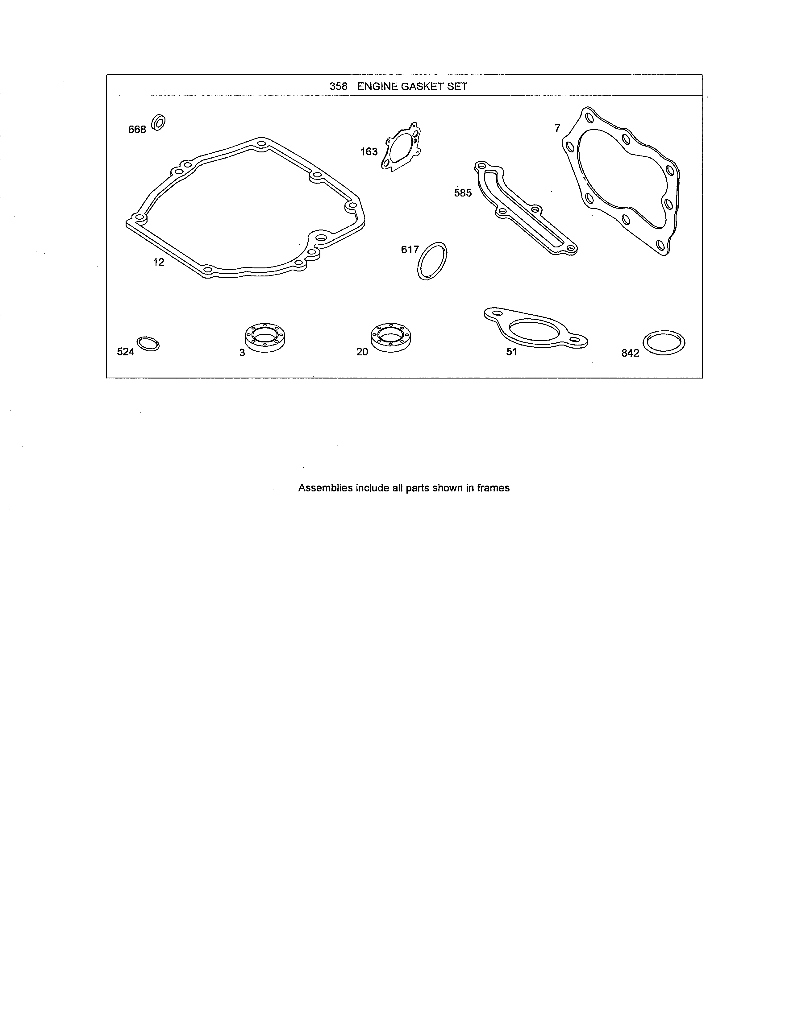 ENGINE GASKET SET