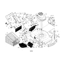 Craftsman 917370921 engine/housing/handle diagram