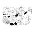 Craftsman 917370931 engine/housing/handle diagram