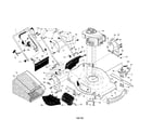 Craftsman 917370951 engine/housing/handle diagram