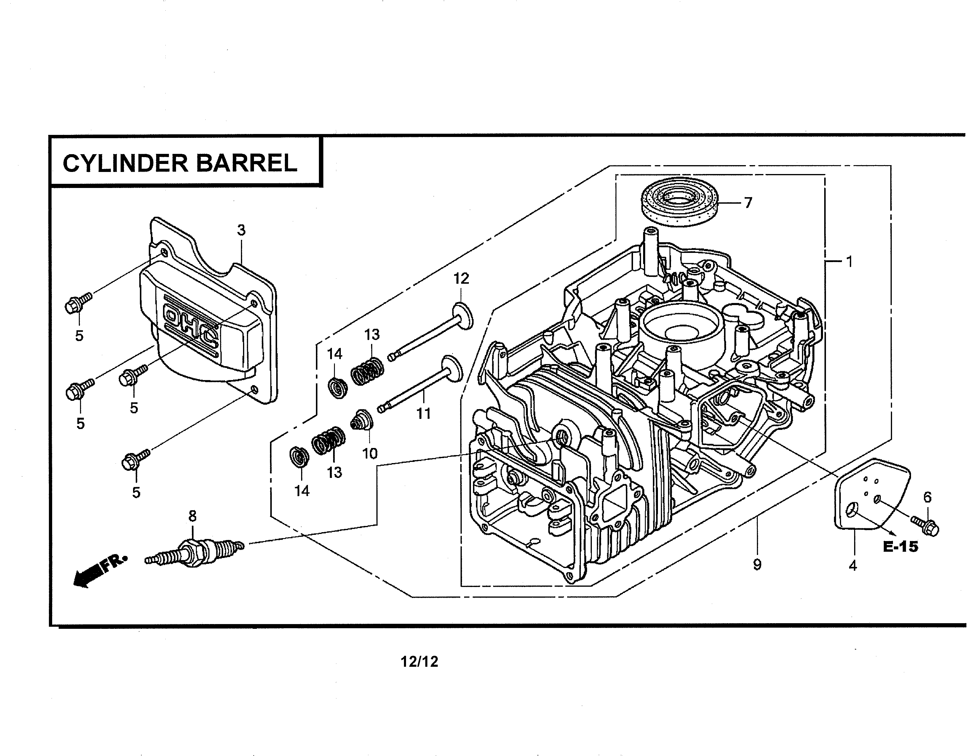 Cylinder barrel