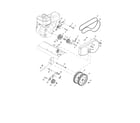 Craftsman 917986940 belt guard/pulley diagram