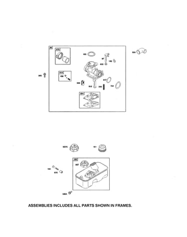 Carburetor/fuel tank