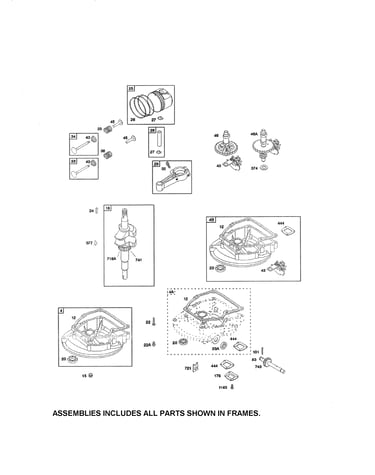 Crankshaft/crankcase/sump