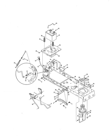 Battery/frame