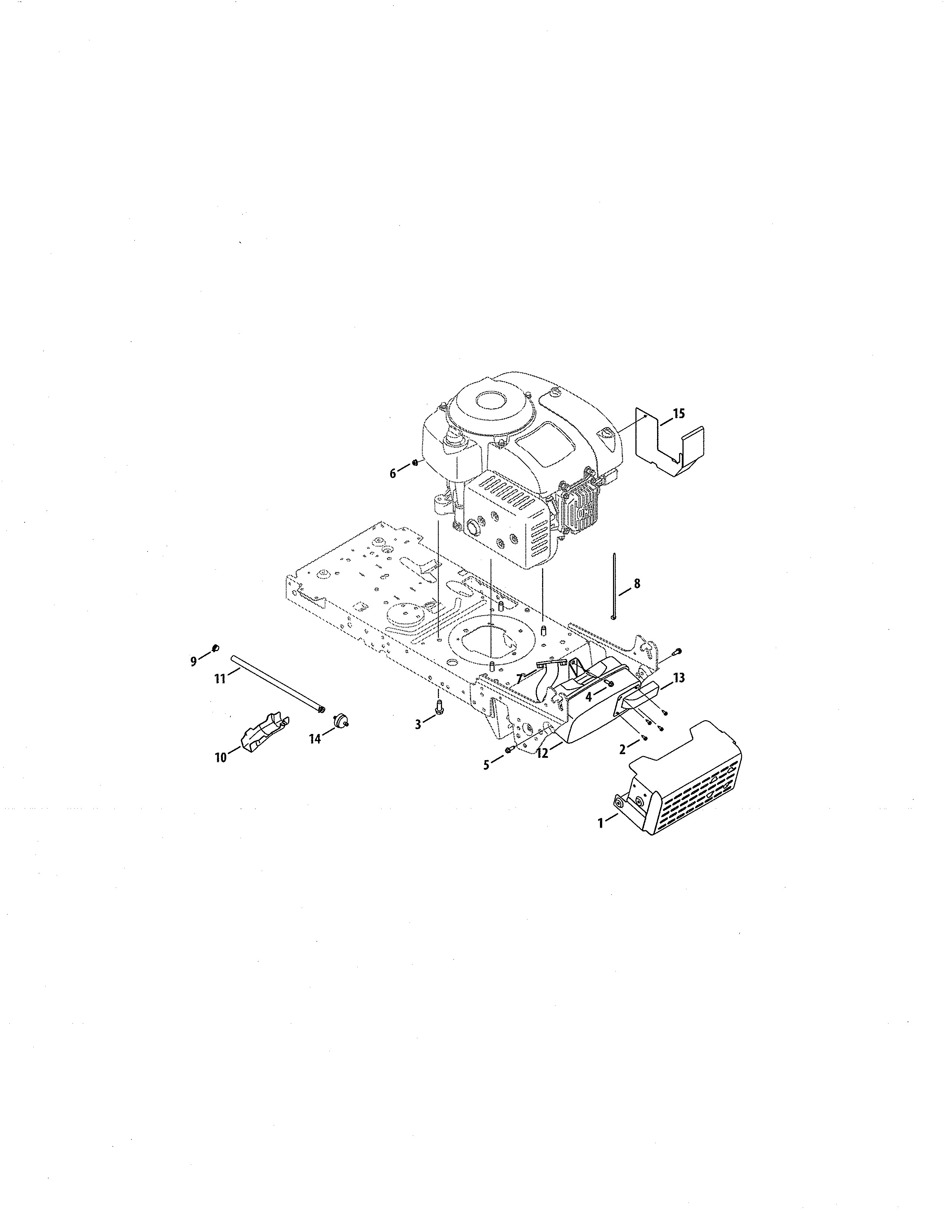 4p90hu engine/muffler