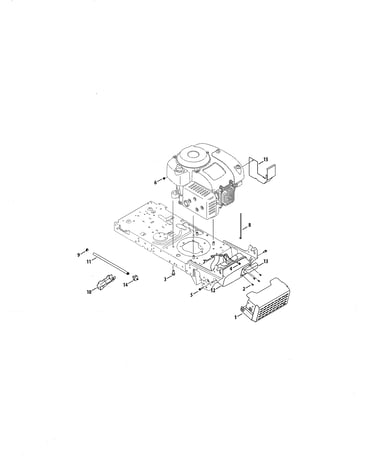 4p90hu engine/muffler