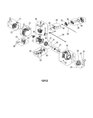 Fuel tank/short block