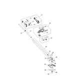 Handle/drive shaft/shield