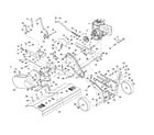 Craftsman 48624003 engine/transmission diagram