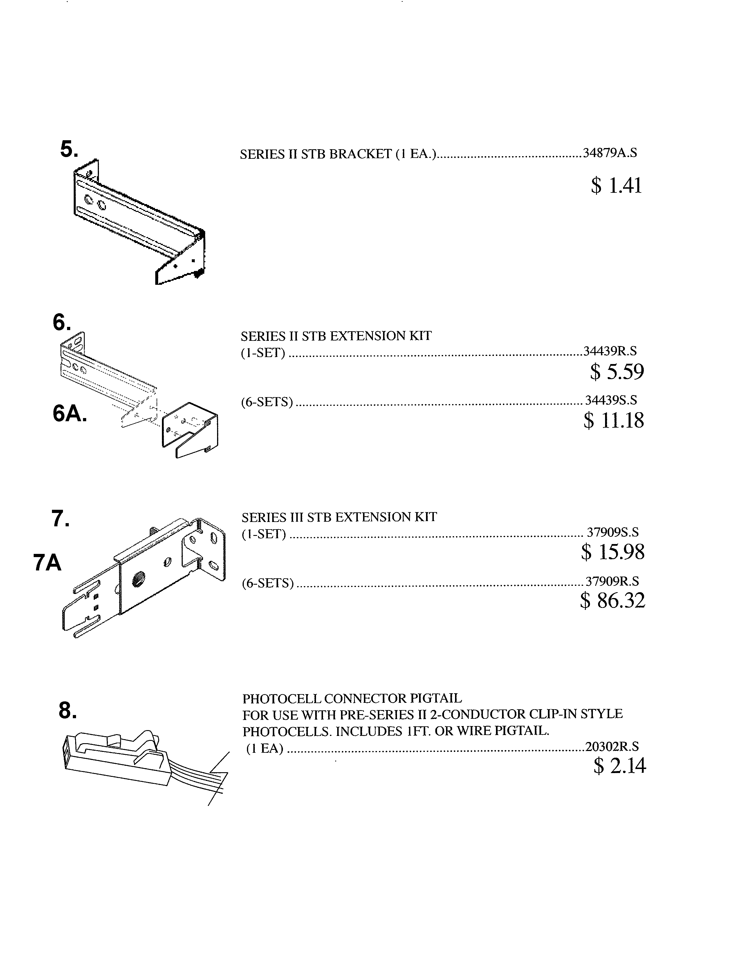 Service parts