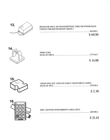 Service parts