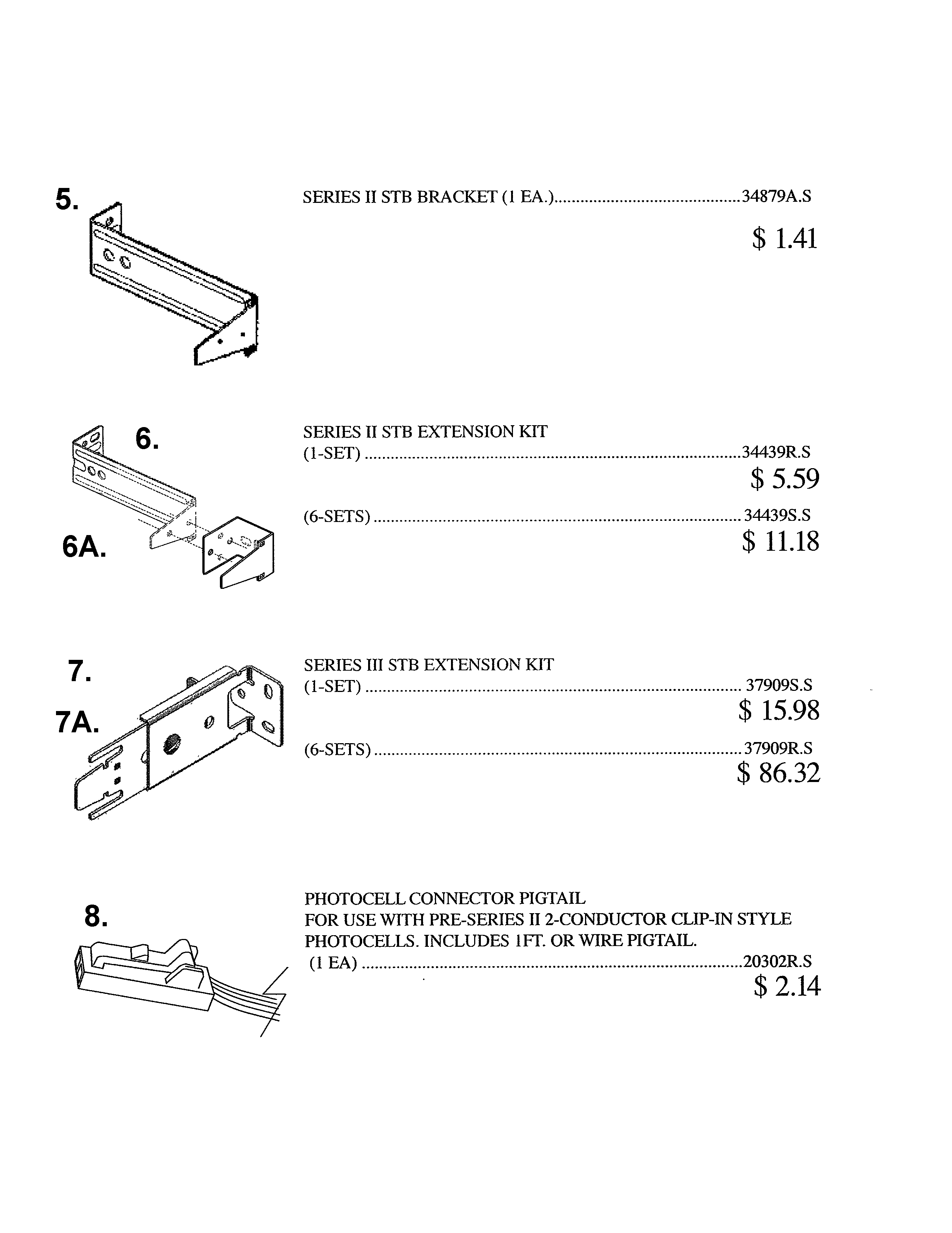 Service parts