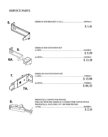 Service parts