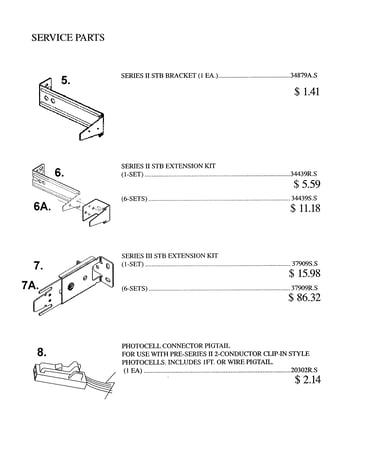 Service parts