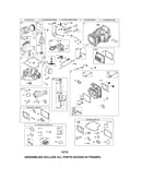Cylinder/crankshaft/sump