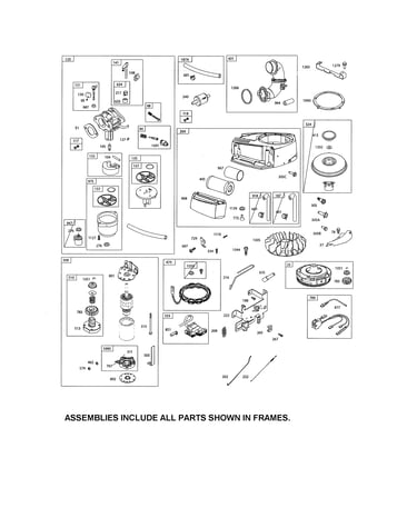 Carburetor/blower housing