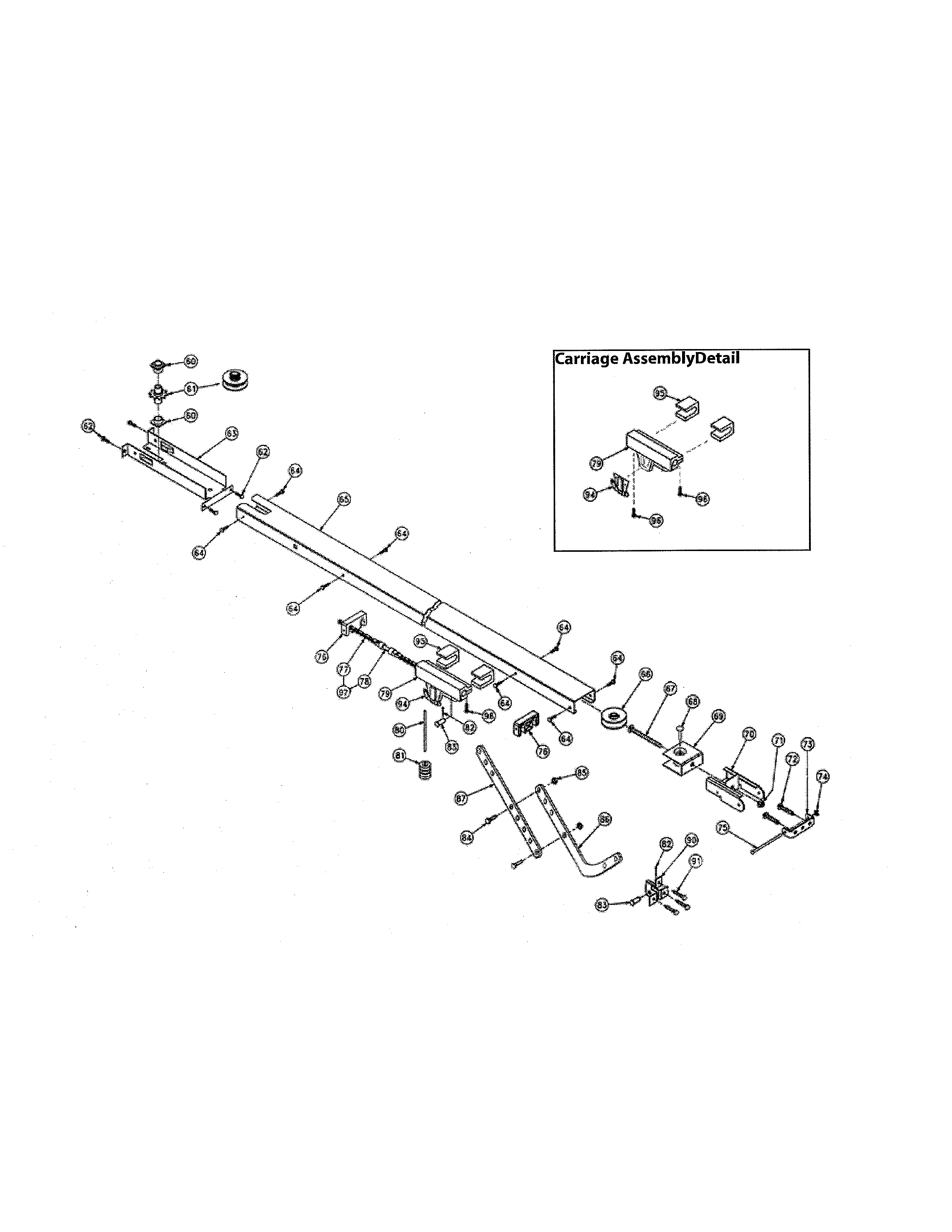 AC CHAIN DRIVE BELT/CHAIN CHANNEL