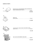 Service parts