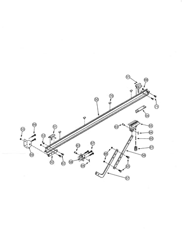 Rail - cm7600, cm8600, pro95