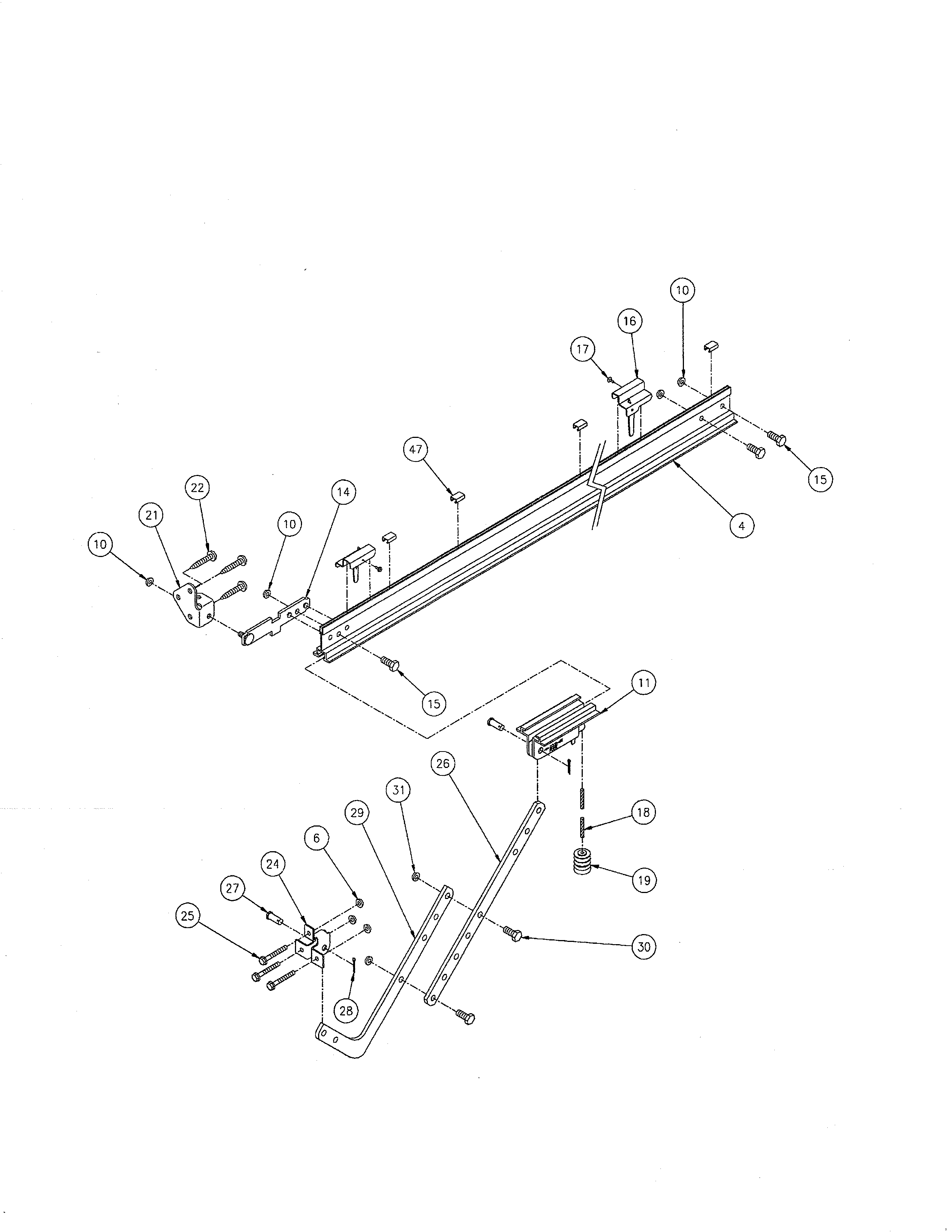 RAIL - PCG400-PCG600