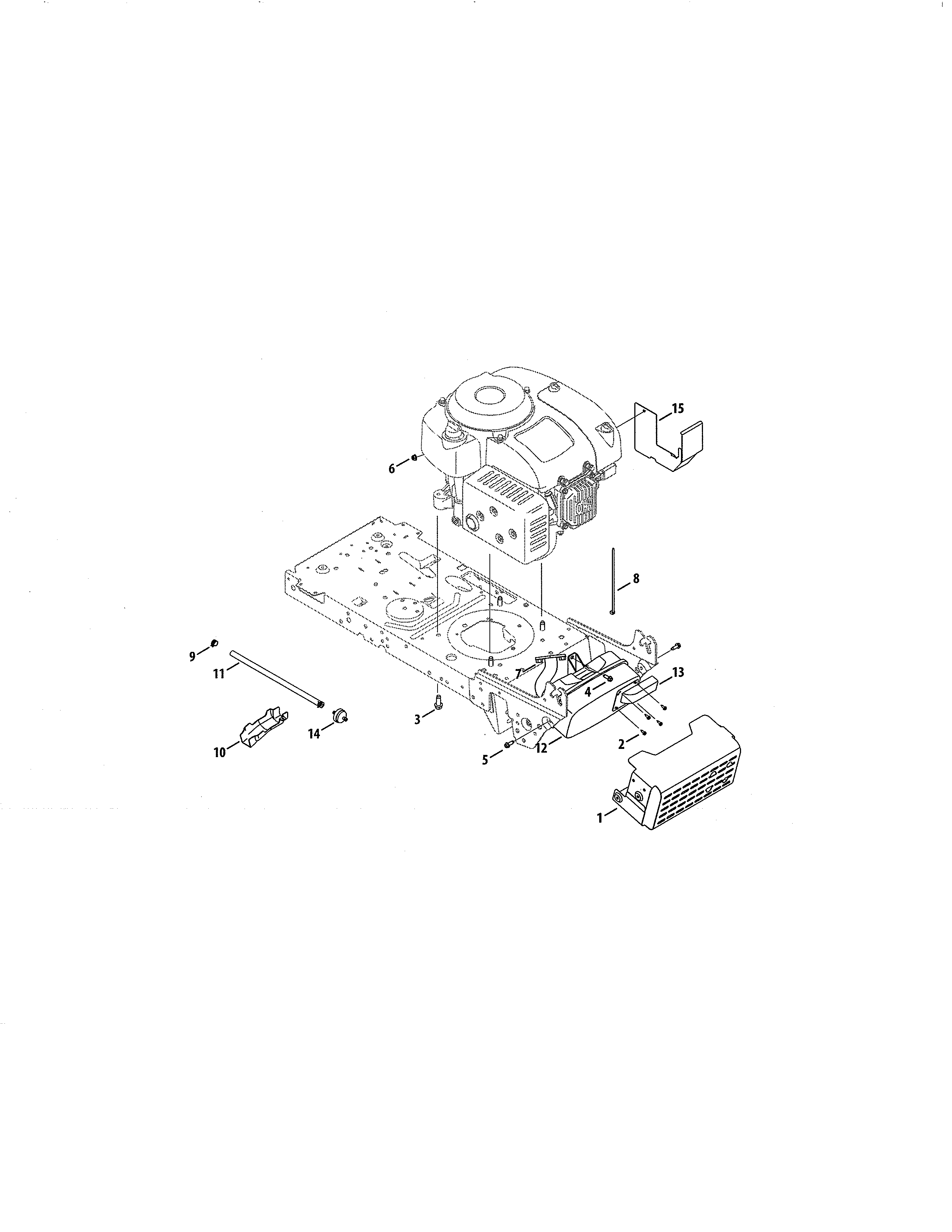 4p90hu engine/muffler