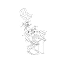 Craftsman 247289150 seat/fender diagram