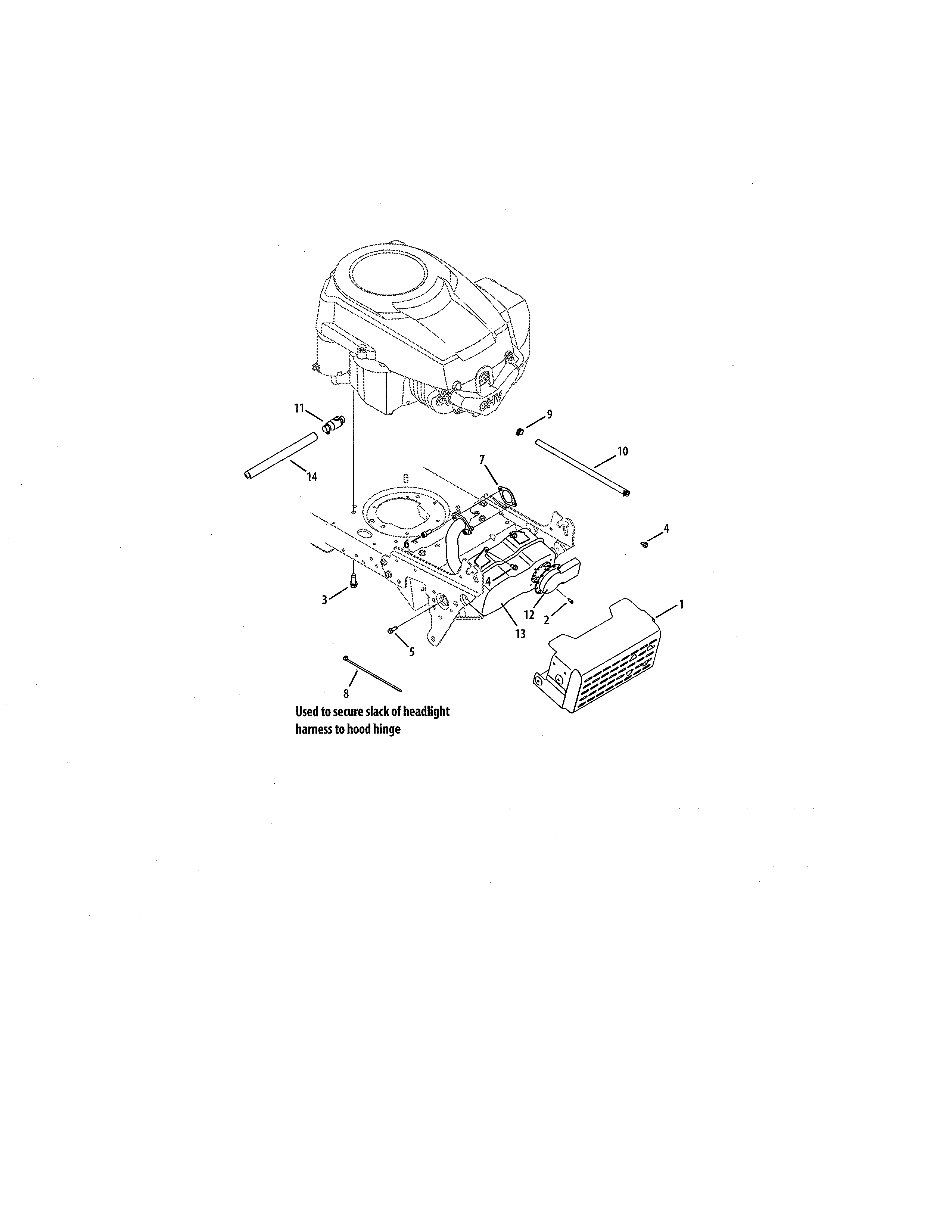 Sv620-3215 engine/muffler