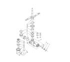 Kirkland SUD4000HQ1 pump & spray arm diagram