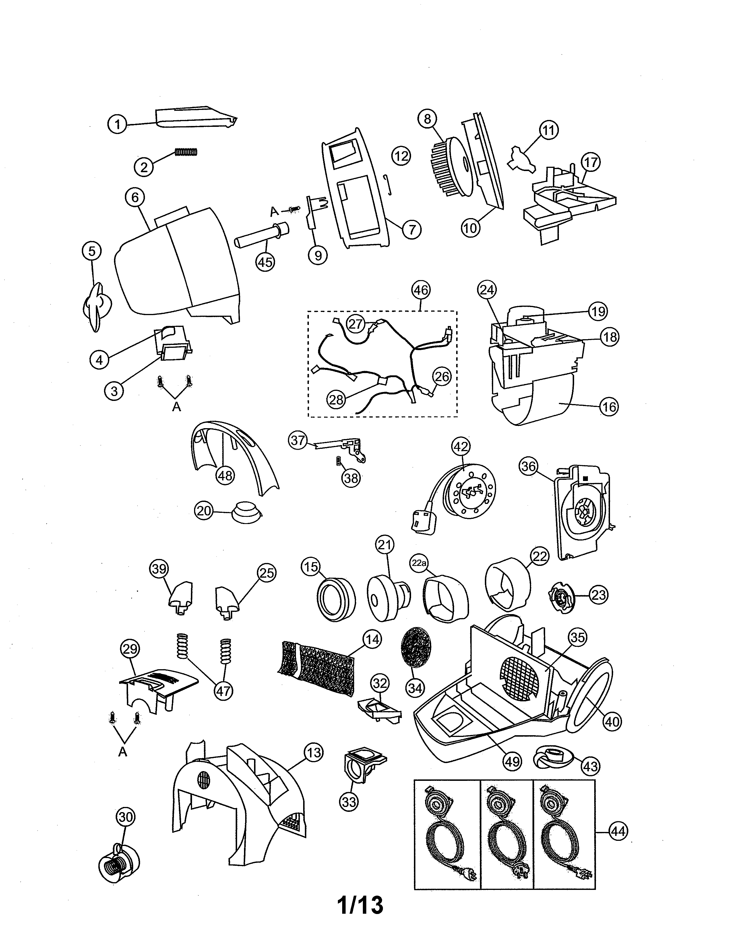 Canister vacuum