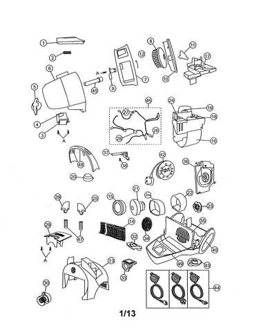 Canister vacuum